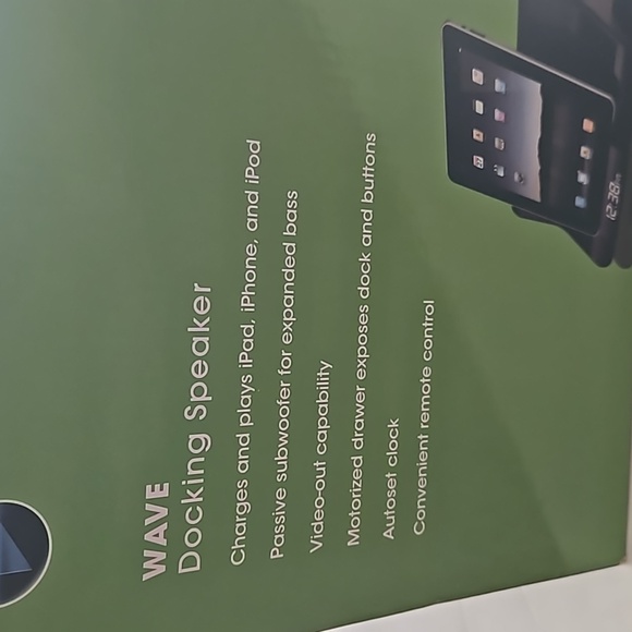 Wave audio docking speaker for ipad, iPhone, iPod - Picture 3 of 15